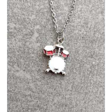 Dainty Drum Necklace