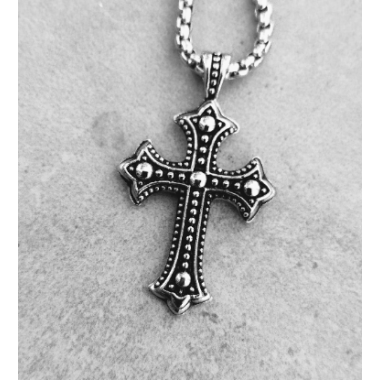 vintage cross necklace