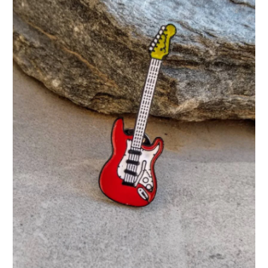 guitar brooch